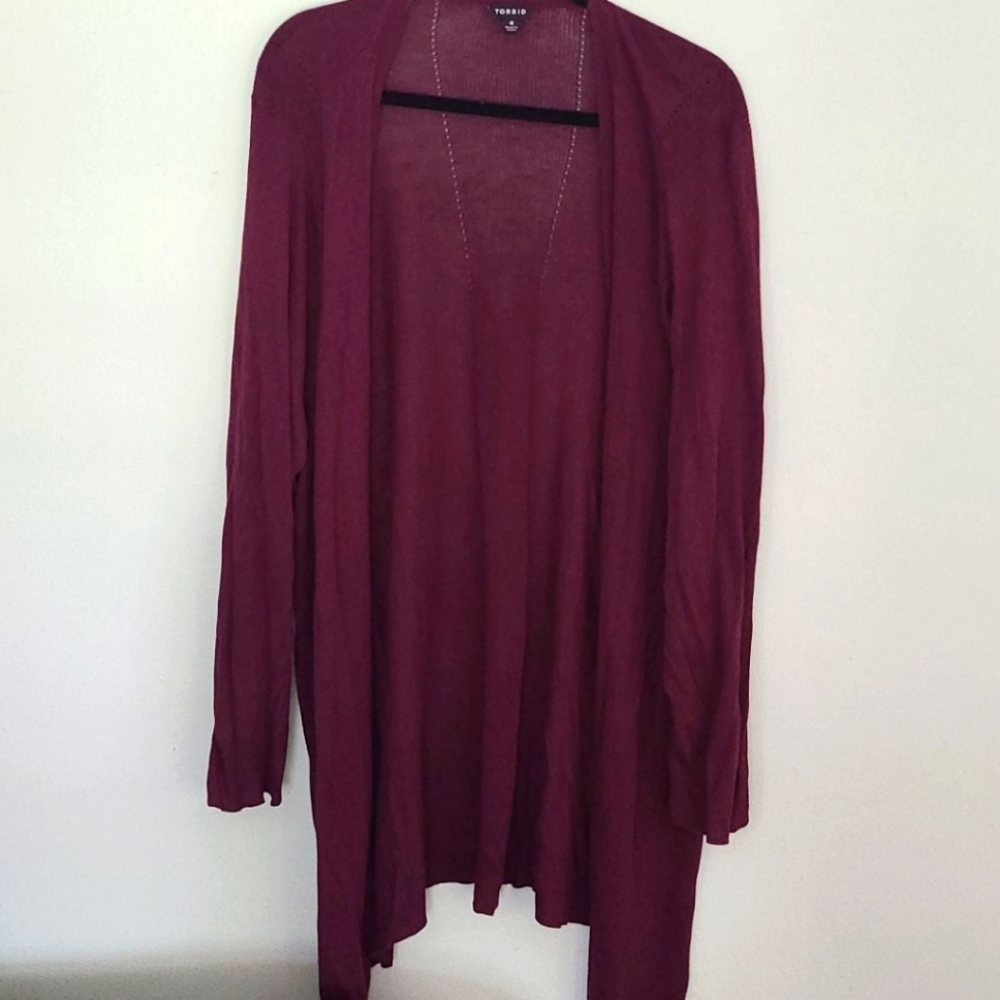 Torrid Burgundy Sweater